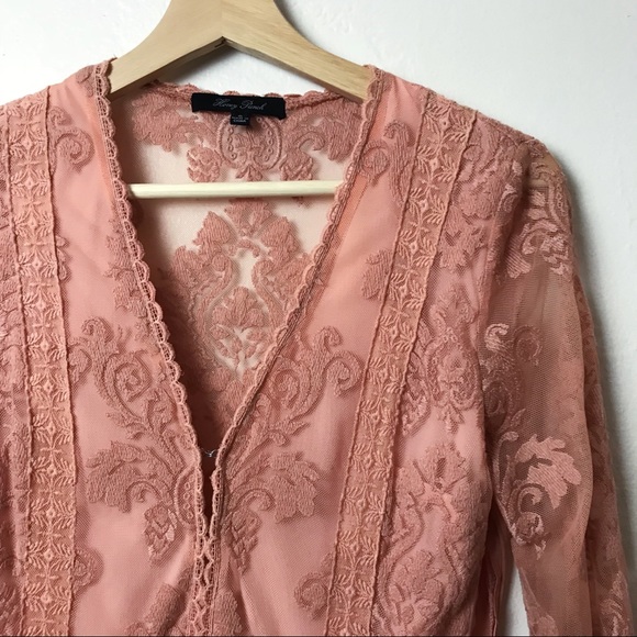 Long Sleeve Lace Dress - Picture 2 of 6